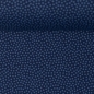 Preview: Baumwolle "Dotty" Punkte Jeansblau